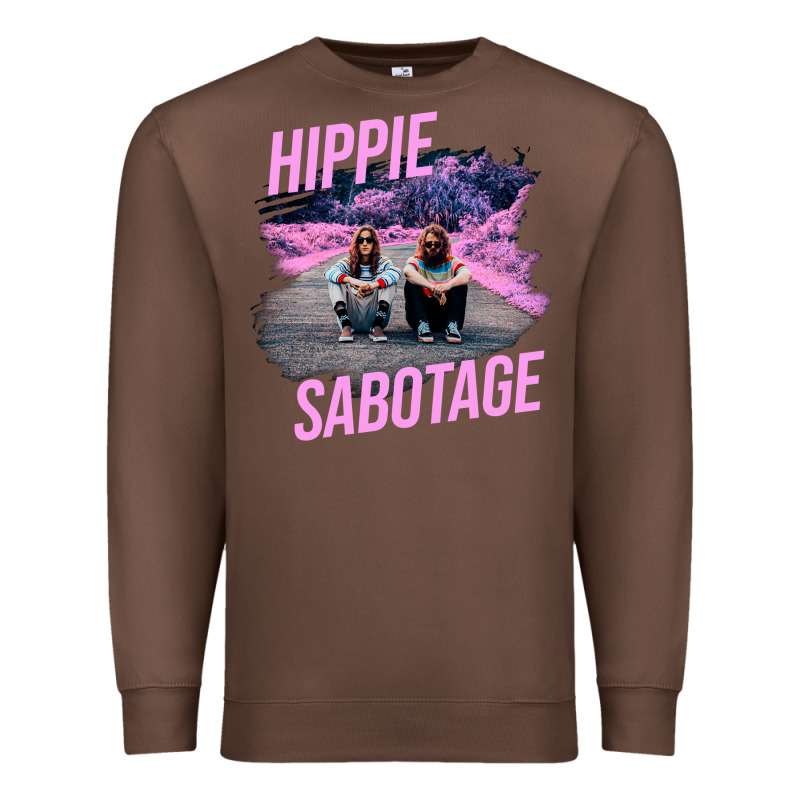 Hippie Sabotage Aesthetic Style Photo With Text Premium Sweatshirt by lanVoArt | Teevron