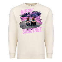 Sandshell hippie sabotage aesthetic style photo with text Premium Sweatshirt - lanVoArt