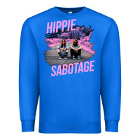 True Royal hippie sabotage aesthetic style photo with text Premium Sweatshirt - lanVoArt