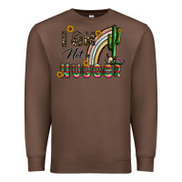 Chestnut i am not a hugger Premium Sweatshirt - CowhideDigitalArt