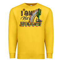 Lemon i am not a hugger Premium Sweatshirt - CowhideDigitalArt