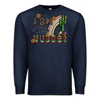 Navy i am not a hugger Premium Sweatshirt - CowhideDigitalArt