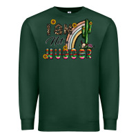Sports Green i am not a hugger Premium Sweatshirt - CowhideDigitalArt