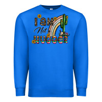 True Royal i am not a hugger Premium Sweatshirt - CowhideDigitalArt