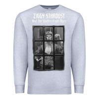 Heather Grey great⭐ david⭐bowie ⭐1 Premium Sweatshirt - lanVoArt