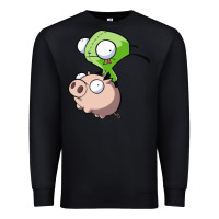 Black invader zim Premium Sweatshirt - lanVoArt