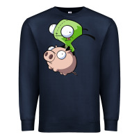 Navy invader zim Premium Sweatshirt - lanVoArt