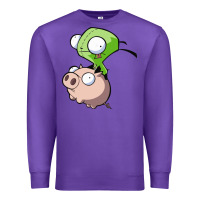 Purple invader zim Premium Sweatshirt - lanVoArt