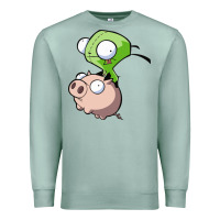 Seafoam invader zim Premium Sweatshirt - lanVoArt