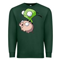 Sports Green invader zim Premium Sweatshirt - lanVoArt