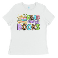 White read more books Ladies Tee - Artiststas