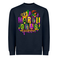 Navy mardi gras queen Heavyweight Sweatshirt - FaDigitalArtStudio