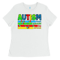 White autism Ladies Tee - Artiststas