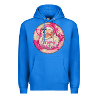 True Royal Pink Merry Christmas Santa Premium Hoodie - FaDigitalArtStudio
