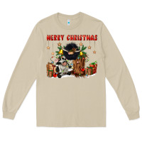 Mushroom merry christmas Long Sleeve Tee - CowGirlArtShop