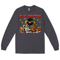 Smoke merry christmas Long Sleeve Tee - CowGirlArtShop