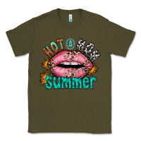 Army Green hot mom summer Classic Tee - RacoonDesign