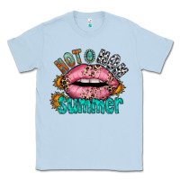 Dusty Blue hot mom summer Classic Tee - RacoonDesign