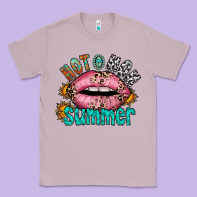 Hot Mom Summer Classic Tee Designed By Racoondesign