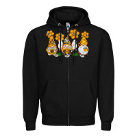 Black Honey Gnome Zipper Hoodie - CowhideDigitalArt