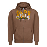 Chestnut Honey Gnome Zipper Hoodie - CowhideDigitalArt