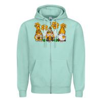 Seafoam Honey Gnome Zipper Hoodie - CowhideDigitalArt