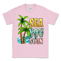 Bubblegum Pink Sea you soon Classic Tee - NancyCooperArtShop