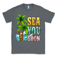 Charcoal Heather Sea you soon Classic Tee - NancyCooperArtShop