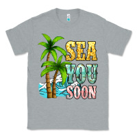 Heather Grey Sea you soon Classic Tee - NancyCooperArtShop