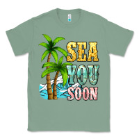 Sage Sea you soon Classic Tee - NancyCooperArtShop