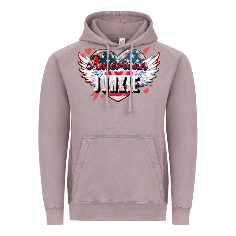 American Junkie 4th Of July Vintage Hoodie by HowdyJamesFarm | Teevron
