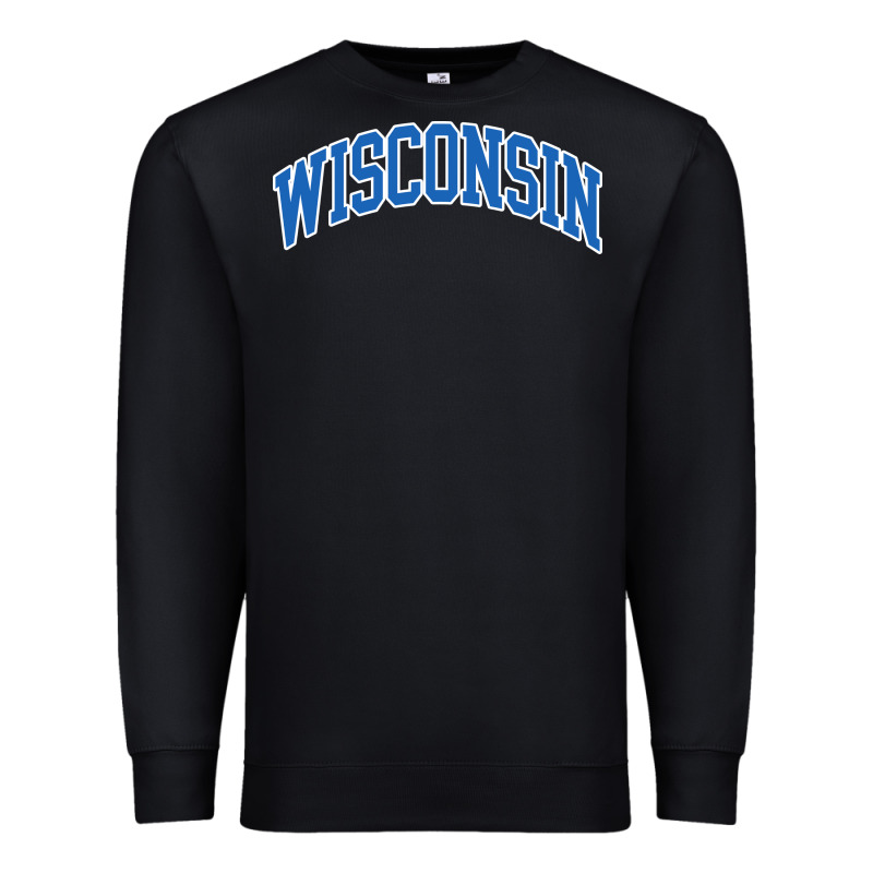 Wisconsin Blue Premium Sweatshirt by lanVoArt | Teevron