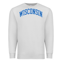 Dove Grey wisconsin blue Premium Sweatshirt - lanVoArt