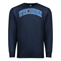 Navy wisconsin blue Premium Sweatshirt - lanVoArt