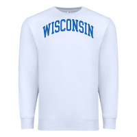 White wisconsin blue Premium Sweatshirt - lanVoArt