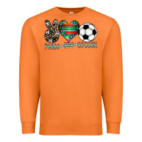 Carrot peace love soccer Premium Sweatshirt - CowhideDigitalArt