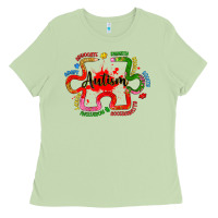 Matcha autism teacher pencil Ladies Tee - Artiststas