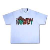 Grape Ice Western Howdy Gemstone Cowboy Hat Urban Heavy Tee - HowdyJamesFarm