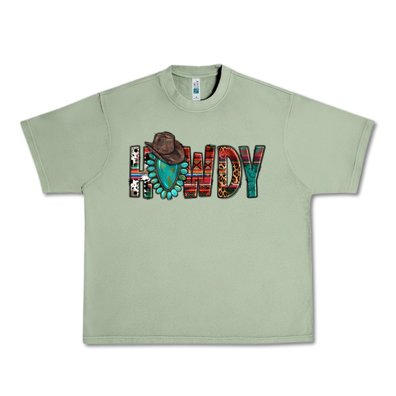 Western Howdy Gemstone Cowboy Hat Urban Heavy Tee by HowdyJamesFarm | Teevron