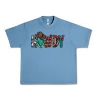 Pebble Blue Western Howdy Gemstone Cowboy Hat Urban Heavy Tee - HowdyJamesFarm