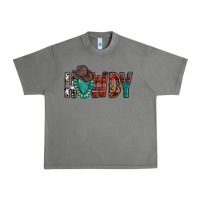 Tornado Western Howdy Gemstone Cowboy Hat Urban Heavy Tee - HowdyJamesFarm