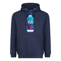 Navy aesthetic fiji water Heavyweight Hoodie - lanVoArt