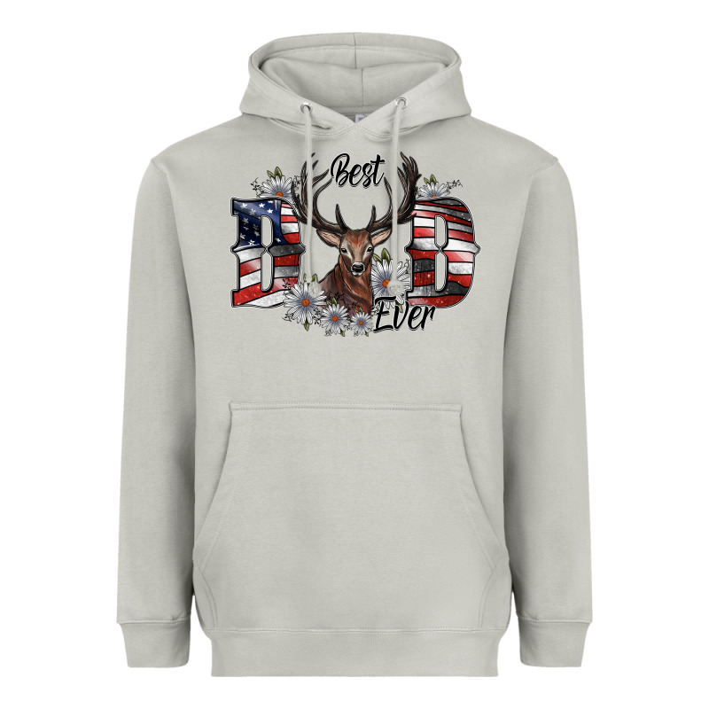 Best Dad Ever Heavyweight Hoodie by SublimationCraftShop | Teevron