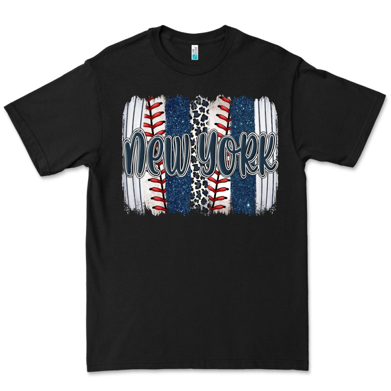 New York Baseball Team Spirit Brushstrokes Premium Tee by Artiststas | Teevron