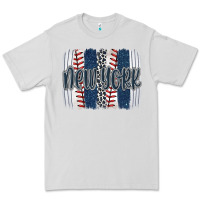 Dove Grey new york baseball team spirit brushstrokes Premium Tee - Artiststas