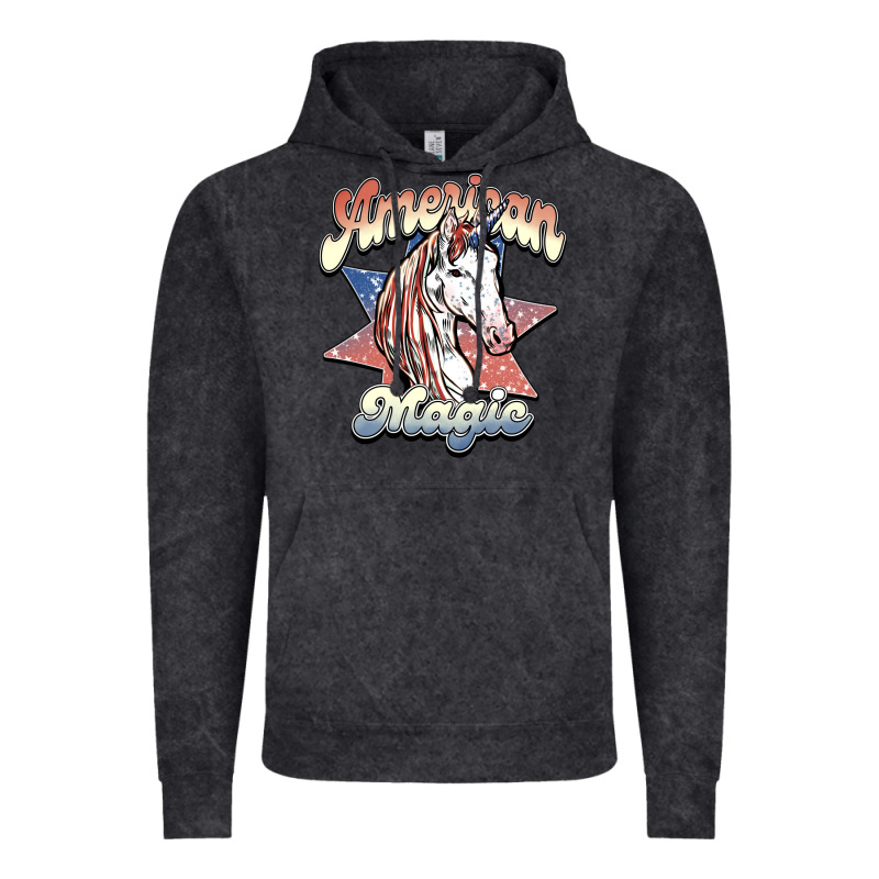 American Unicorn Magic Vintage Hoodie by HowdyJamesFarm | Teevron