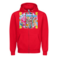 Red summer vibes with sweet tea Zipper Hoodie - CowhideDigitalArt