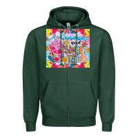 Sports Green summer vibes with sweet tea Zipper Hoodie - CowhideDigitalArt