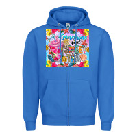 True Royal summer vibes with sweet tea Zipper Hoodie - CowhideDigitalArt