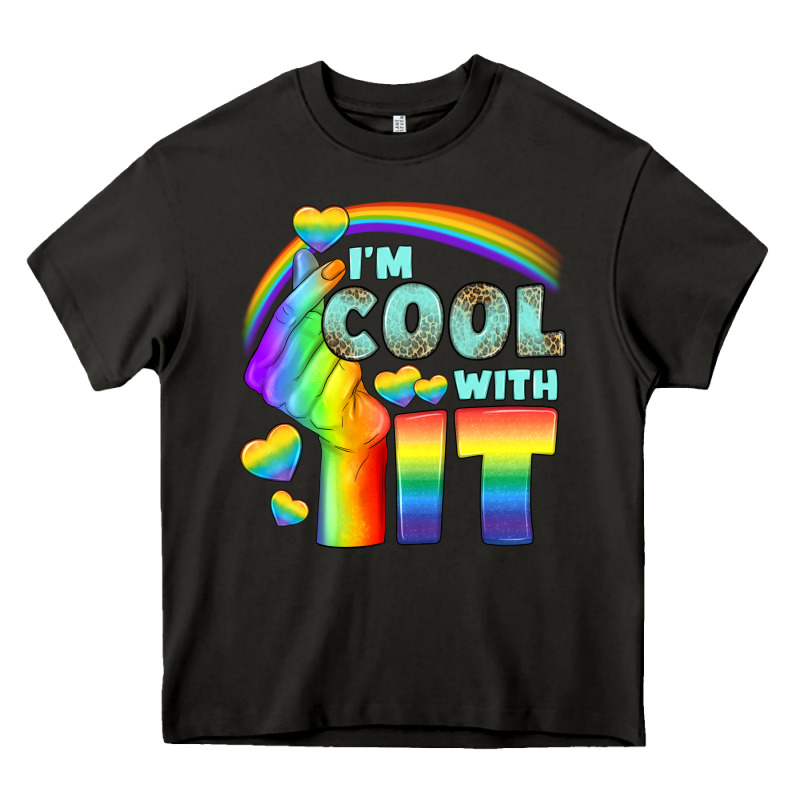 Lgbtq İ'm Cool With İt Heavy Core Tee by BundleAndBundleShop | Teevron